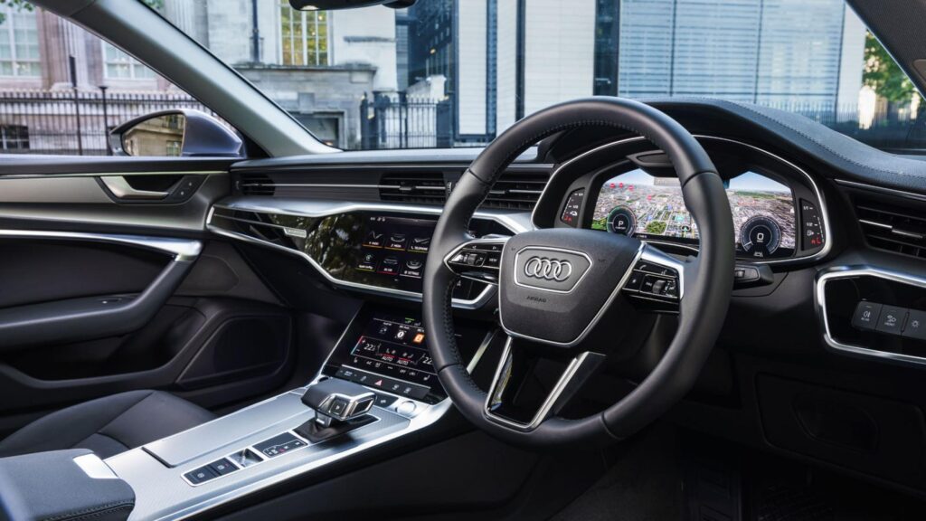audi a6 car interior