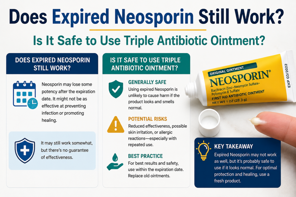 Does Expired Neosporin Still Work? Is It Safe to Use Triple Antibiotic Ointment? Is It Safe to Use Triple Antibiotic Ointment