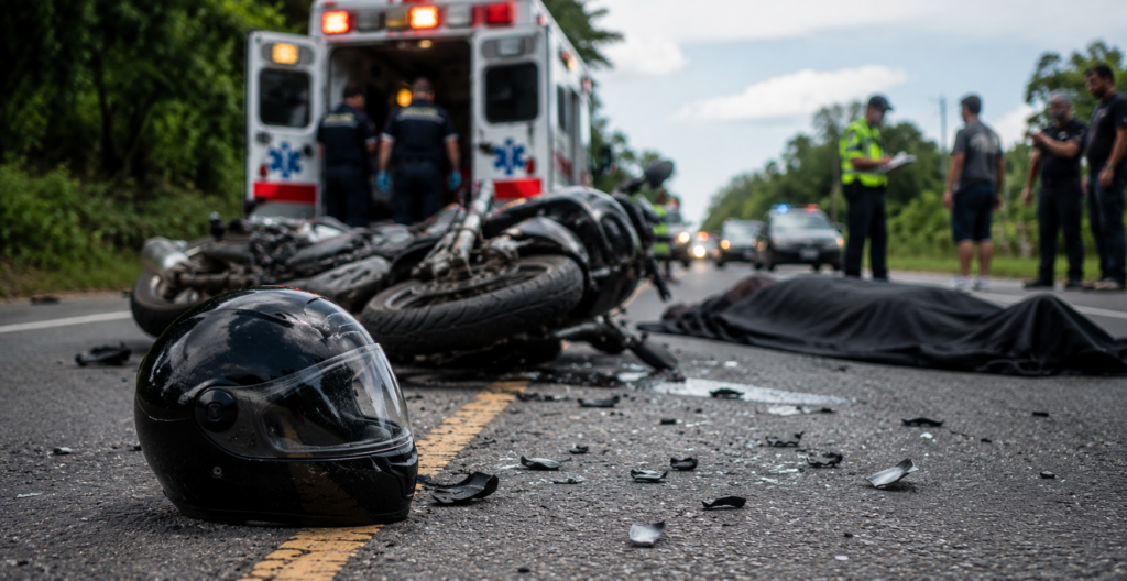 man dies in motorbike accident