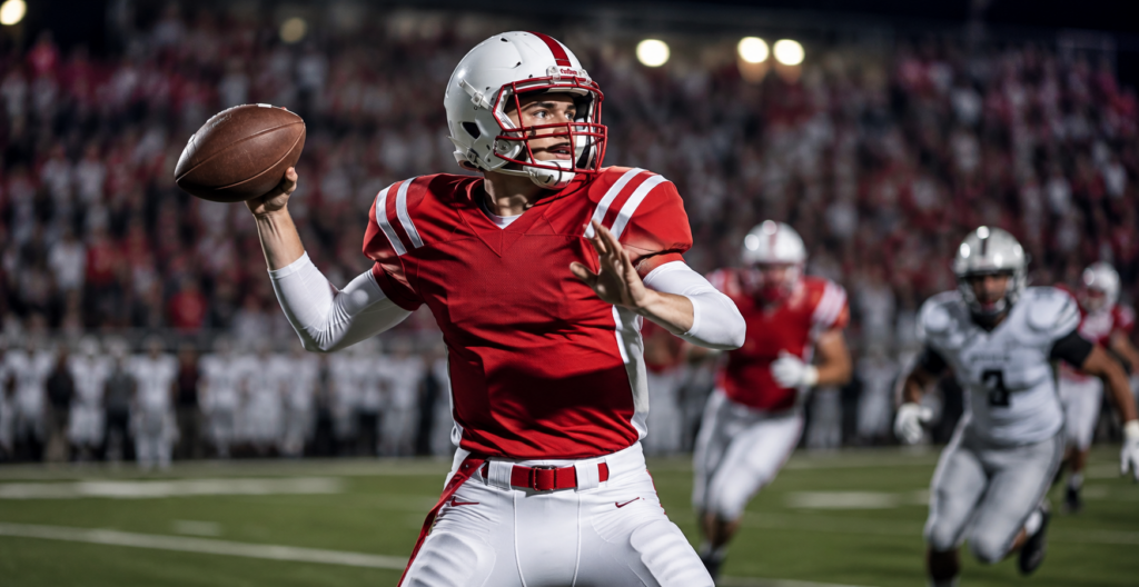 Deshler High School football quarterback